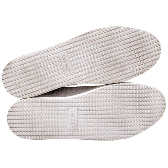 On 34th Women Lusille Low Platform Casual Sneakers Size US 10M White Woven - Picture 5 of 6